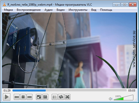 Скриншот медиаплеера VLC Media Player